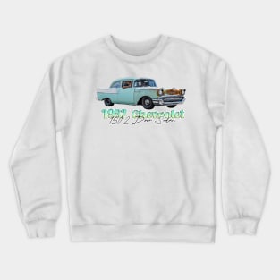 1957 Chevrolet 150 2 Door Sedan Crewneck Sweatshirt